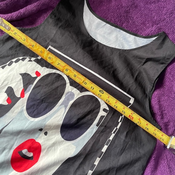 Funky glam face dress / tank. - Picture 3 of 3